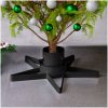 Julgransfot svart 47x47x13,5 cm vidaXL – miniatyr 1