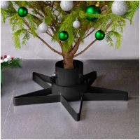 Julgransfot svart 47x47x13,5 cm vidaXL