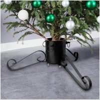 Julgransfot svart 58x58x21 cm vidaXL