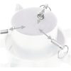 Julgransfot vit 47x47x13,5 cm vidaXL – miniatyr 5
