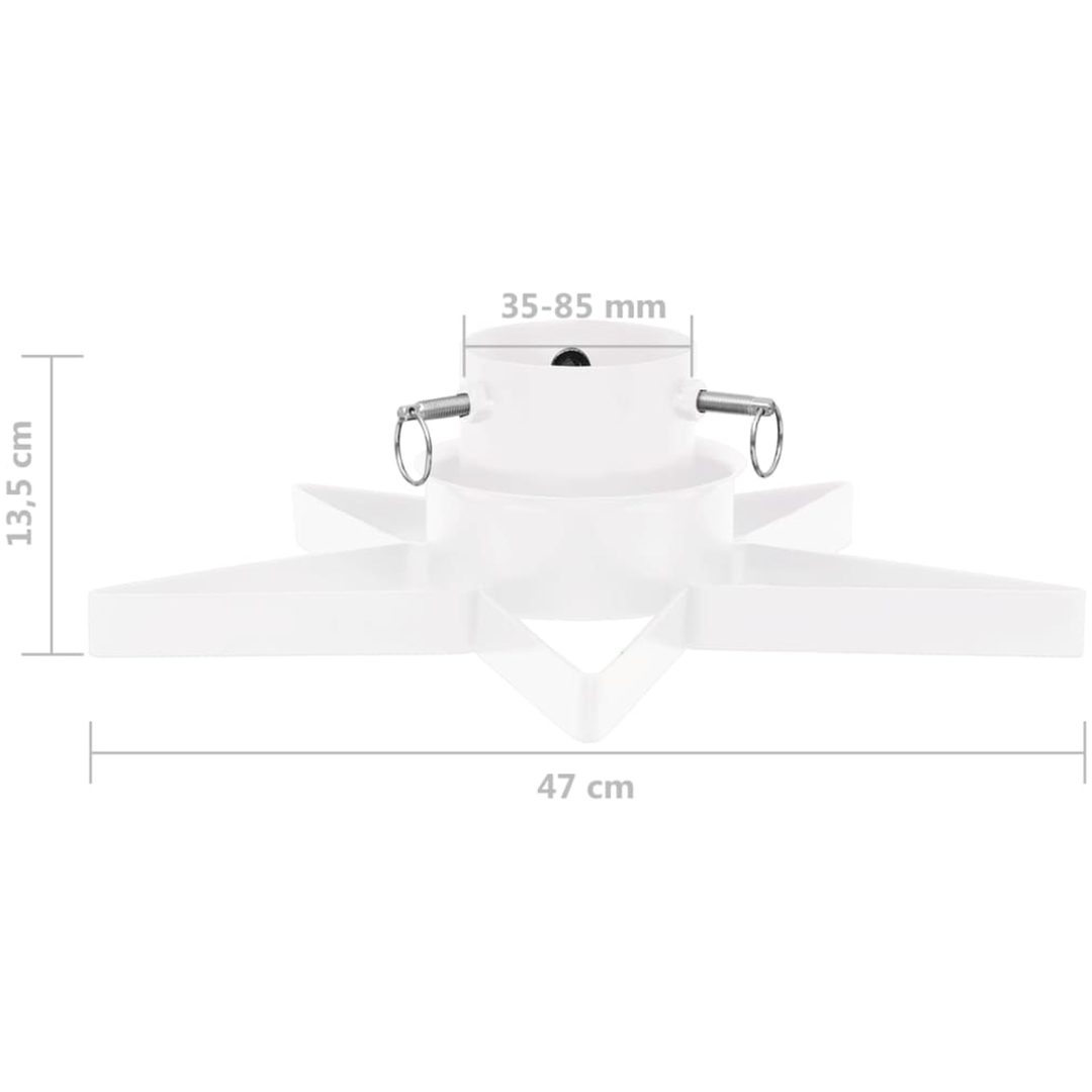 Julgransfot vit 47x47x13,5 cm vidaXL – bild 7