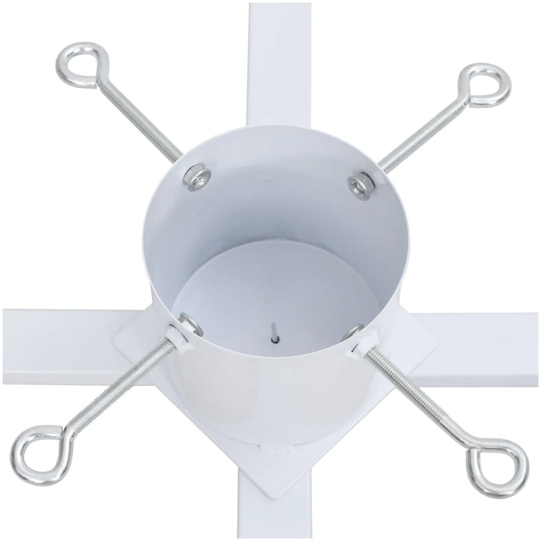 Julgransfot vit 61x61x15,5 cm vidaXL – bild 7