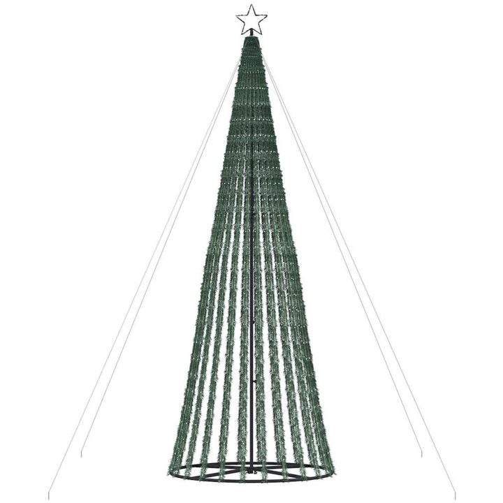 Julgranskon 1028 LEDs blå 403 cm vidaXL 403 cm – bild 6