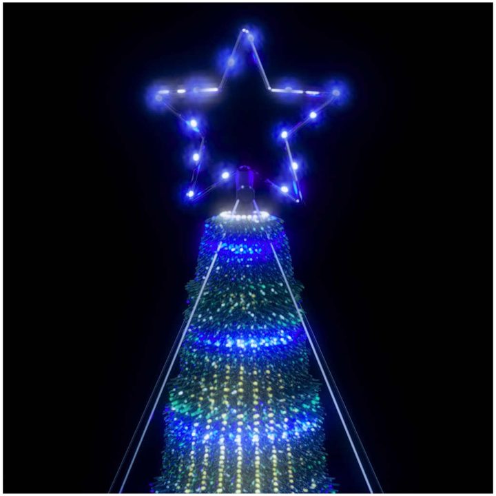 Julgranskon 1028 LEDs blå 403 cm vidaXL 403 cm – bild 10