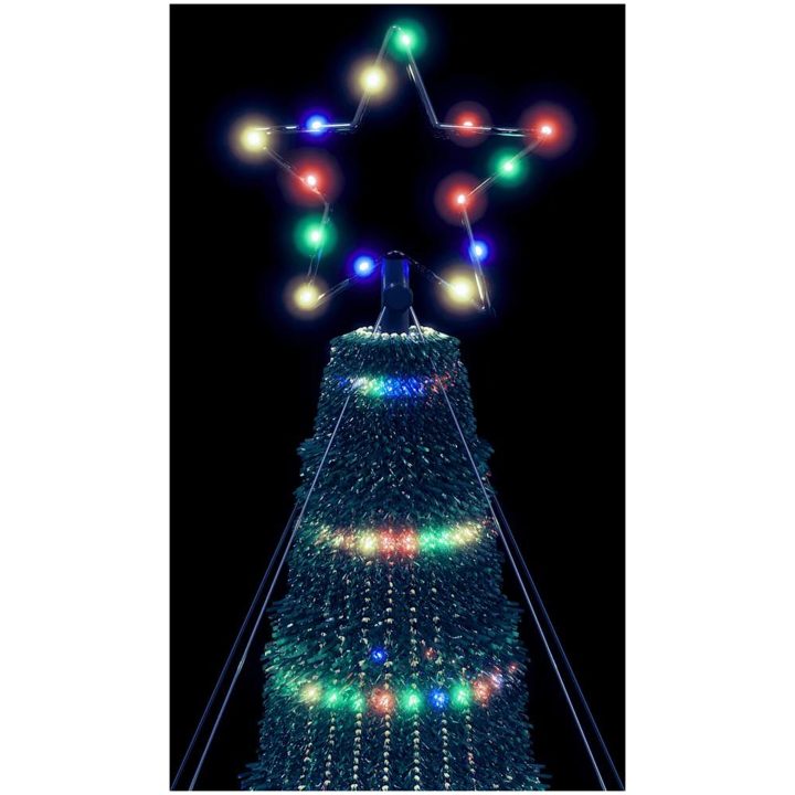 Julgranskon 1028 LEDs färgglad 403 cm vidaXL 403 cm – bild 10