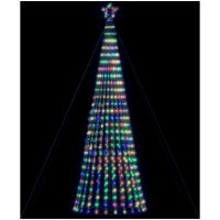 Julgranskon 1028 LEDs färgglad 403 cm vidaXL