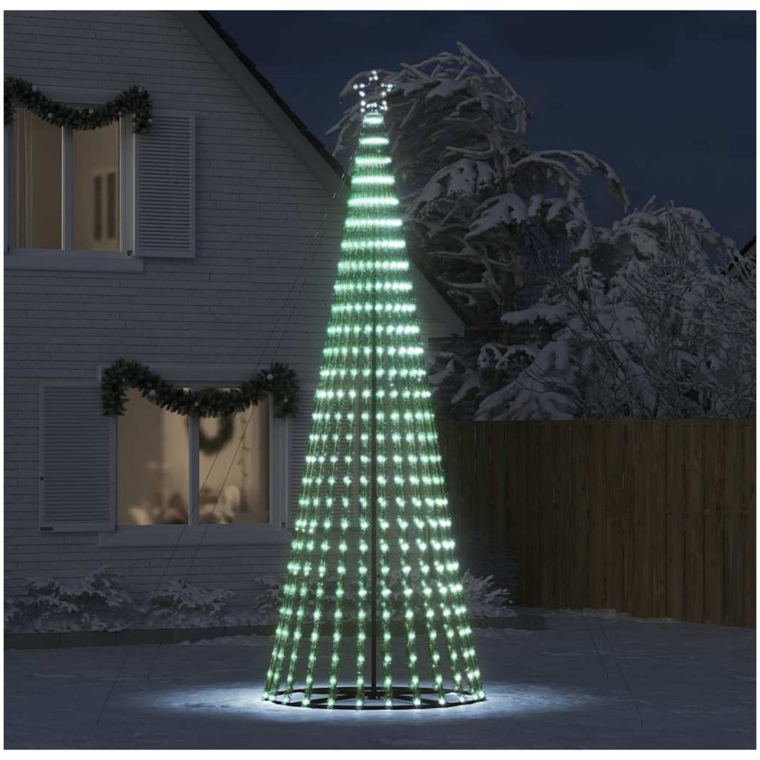 Julgranskon 1028 LEDs kallvit 403 cm vidaXL 403 cm – bild 3