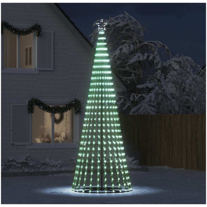 Julgranskon 1028 LEDs kallvit 403 cm vidaXL 403 cm – bild 3
