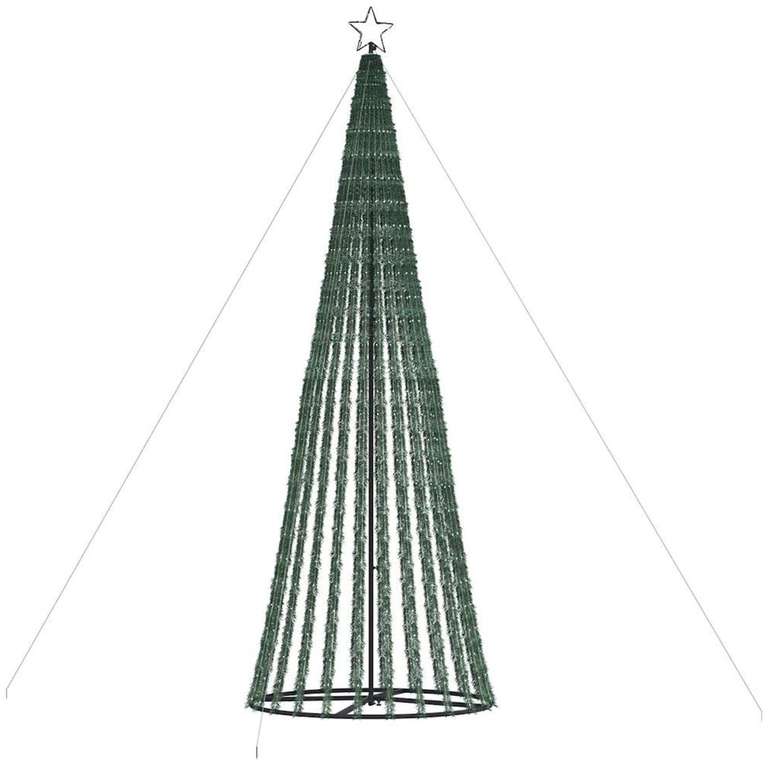 Julgranskon 1028 LEDs kallvit 403 cm vidaXL 403 cm – bild 4