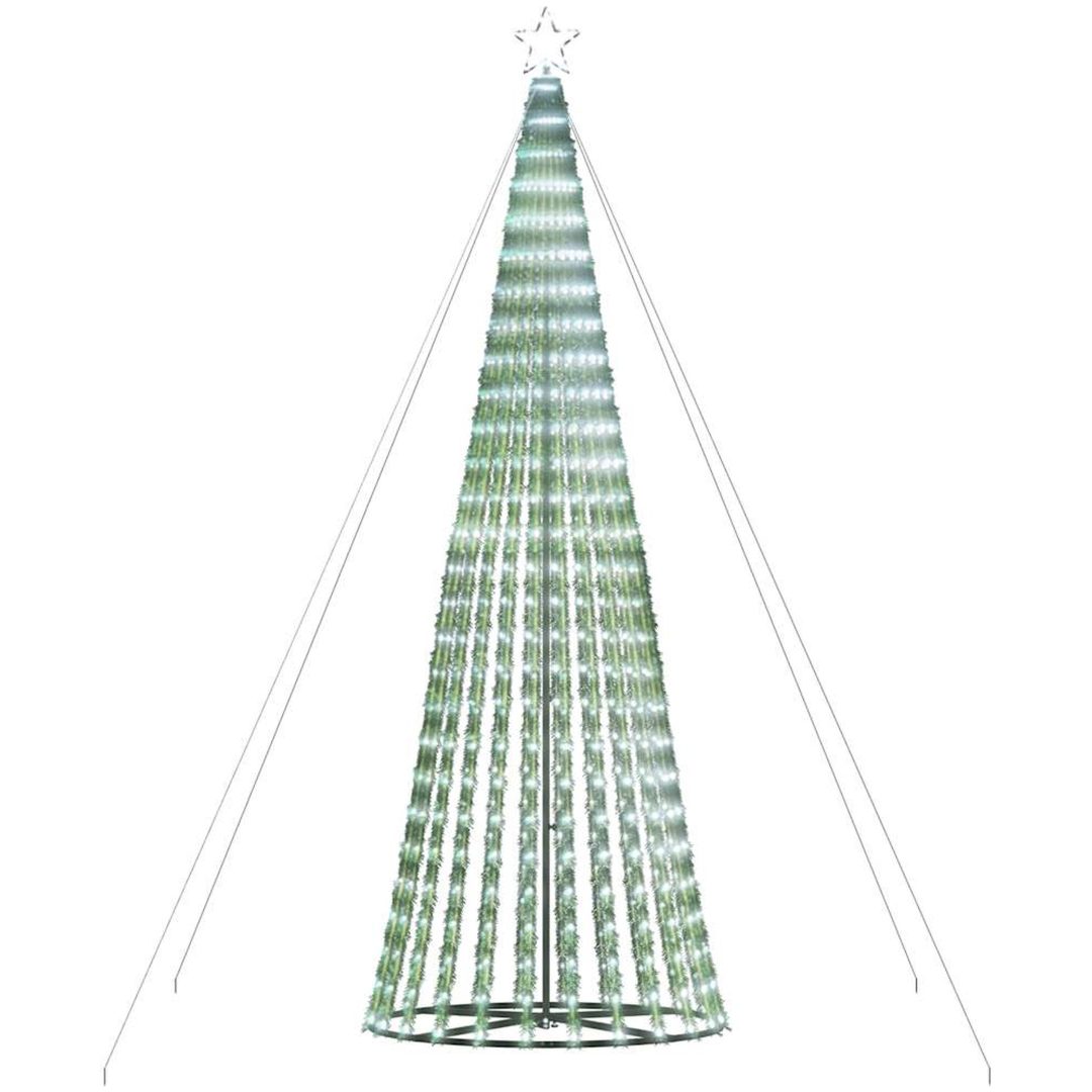 Julgranskon 1028 LEDs kallvit 403 cm vidaXL 403 cm – bild 5