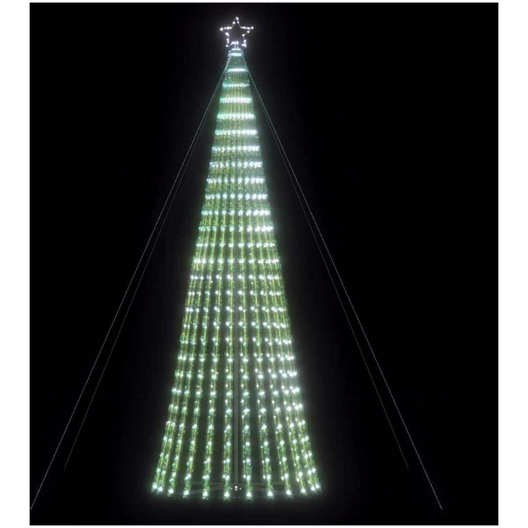 Julgranskon 1028 LEDs kallvit 403 cm vidaXL 403 cm