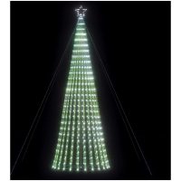 Julgranskon 1028 LEDs kallvit 403 cm vidaXL