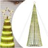 Julgranskon 1028 LEDs varmvit 403 cm vidaXL 403 cm – miniatyr 2