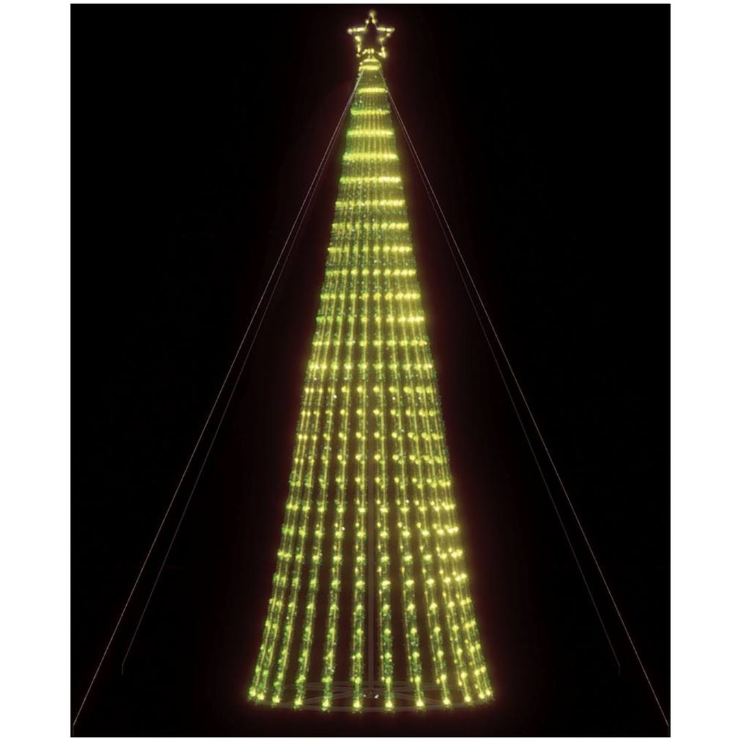Julgranskon 1028 LEDs varmvit 403 cm vidaXL 403 cm