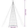 Julgranskon 1534 LEDs blå 503 cm vidaXL 503 cm – miniatyr 11