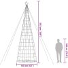 Julgranskon 1534 LEDs blå 503 cm vidaXL 503 cm – miniatyr 12