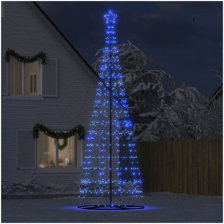 Julgranskon 1534 LEDs blå 503 cm vidaXL 503 cm – bild 3