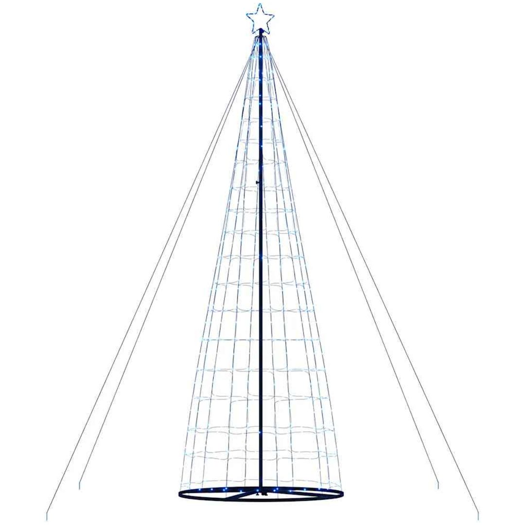 Julgranskon 1534 LEDs blå 503 cm vidaXL 503 cm – bild 6