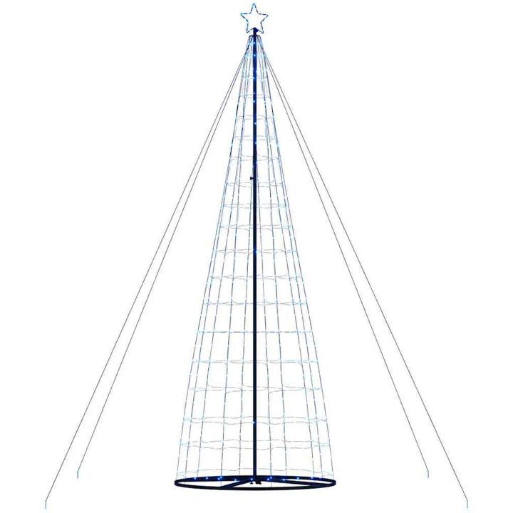Julgranskon 1534 LEDs blå 503 cm vidaXL 503 cm – bild 6