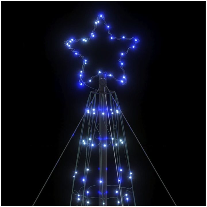 Julgranskon 1534 LEDs blå 503 cm vidaXL 503 cm – bild 10