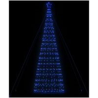 Julgranskon 1534 LEDs blå 503 cm vidaXL