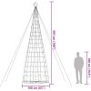 Julgranskon 1534 LEDs kallvit 503 cm vidaXL 503 cm – miniatyr 12