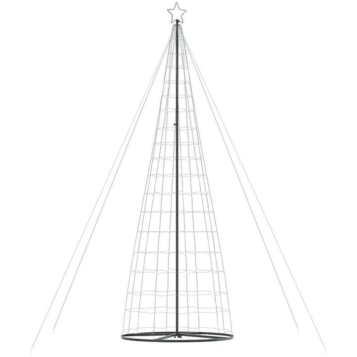 Julgranskon 1534 LEDs varmvit 503 cm vidaXL 503 cm – bild 4