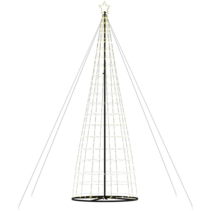 Julgranskon 1534 LEDs varmvit 503 cm vidaXL 503 cm – bild 6