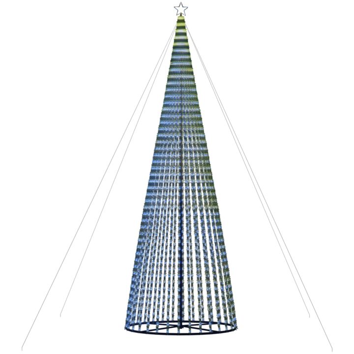 Julgranskon 1544 LEDs blå 500 cm vidaXL 500 cm – bild 4