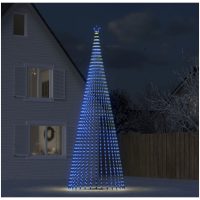 Julgranskon 1544 LEDs blå 500 cm vidaXL