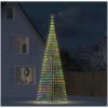 Julgranskon 1544 LEDs färgglad vidaXL 500 cm – miniatyr 1