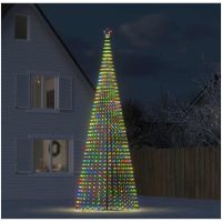 Julgranskon 1544 LEDs färgglad vidaXL