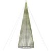 Julgranskon 1544 LEDs kallvit vidaXL 500 cm – miniatyr 5
