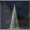 Julgranskon 1544 LEDs kallvit vidaXL 500 cm – miniatyr 1