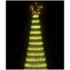 Julgranskon 1544 LEDs varmvit vidaXL 500 cm – miniatyr 6