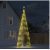 Julgranskon 1544 LEDs varmvit vidaXL 500 cm – miniatyr 1