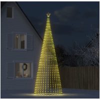 Julgranskon 1544 LEDs varmvit vidaXL