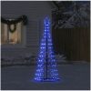 Julgranskon 200 LEDs blå 182 cm vidaXL 182 cm – miniatyr 3