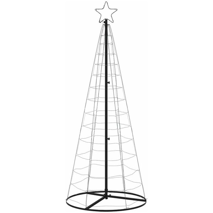Julgranskon 200 LEDs blå 182 cm vidaXL 182 cm – bild 4