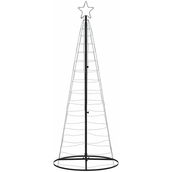 Julgranskon 200 LEDs blå 182 cm vidaXL 182 cm – bild 5