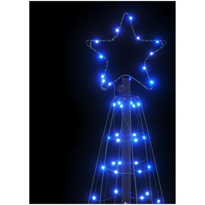 Julgranskon 200 LEDs blå 182 cm vidaXL 182 cm – bild 10