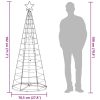 Julgranskon 200 LEDs färgglad 182 cm vidaXL 182 cm – miniatyr 12