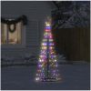 Julgranskon 200 LEDs färgglad 182 cm vidaXL 182 cm – miniatyr 3