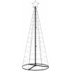 Julgranskon 200 LEDs färgglad 182 cm vidaXL 182 cm – miniatyr 4