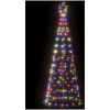 Julgranskon 200 LEDs färgglad 182 cm vidaXL 182 cm – miniatyr 1
