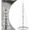 Julgranskon 200 LEDs kallvitt 182 cm vidaXL 182 cm – miniatyr 2