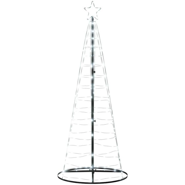 Julgranskon 200 LEDs kallvitt 182 cm vidaXL 182 cm – bild 6