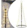 Julgranskon 200 LEDs varmvit 182 cm vidaXL 182 cm – miniatyr 2