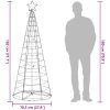 Julgranskon 200 LEDs varmvit 182 cm vidaXL 182 cm – miniatyr 12