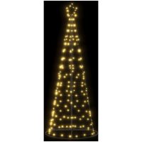 Julgranskon 200 LEDs varmvit 182 cm vidaXL